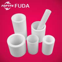 high pressure resistant 20mm 40mm white large diameter virgin ptfe molded hollow tube